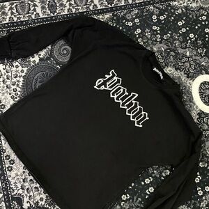 Palm angels long sleeve black shirt